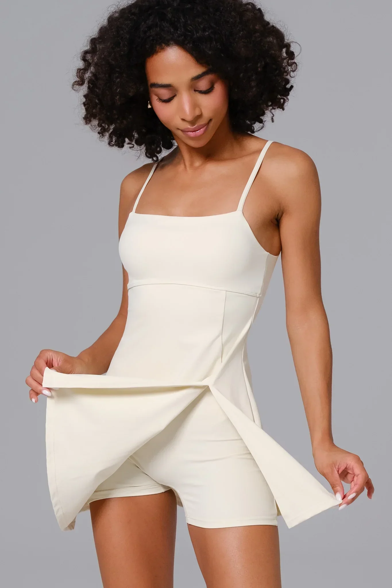 Katerina Mini Dress - Soft Cream - Image 5