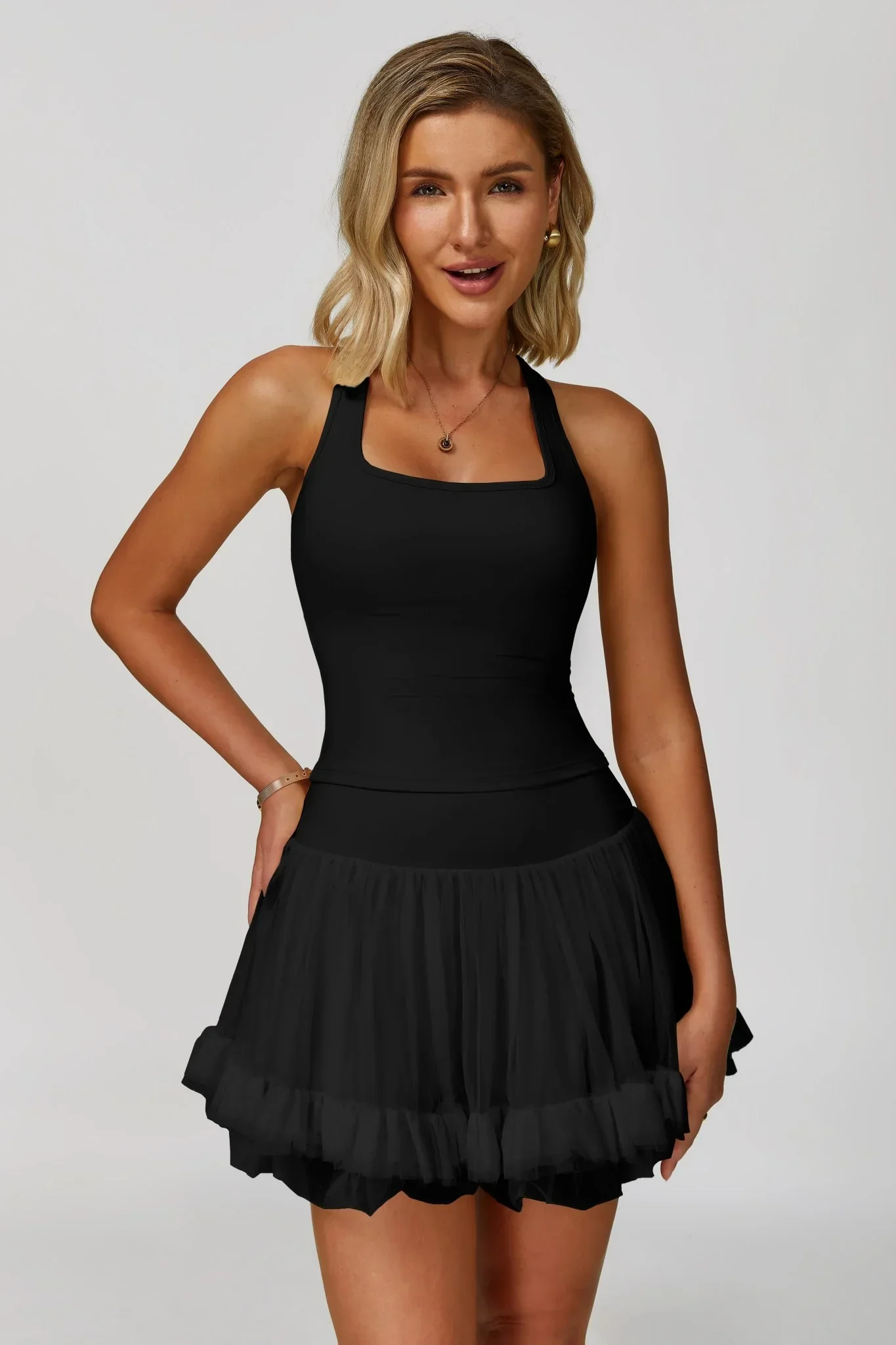 Liana Mini Skirt - Black (FINAL SALE) - Image 6