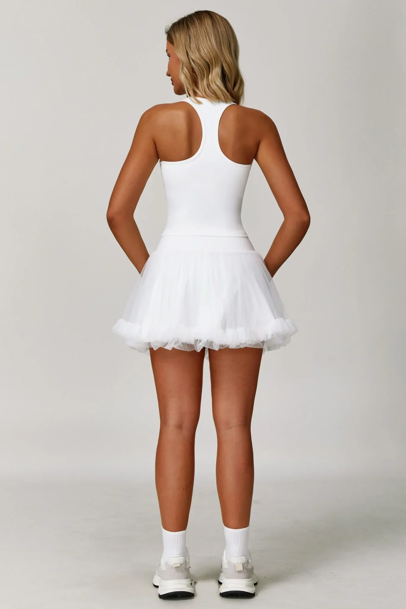 Liana Mini Skirt - White (FINAL SALE) - Image 4
