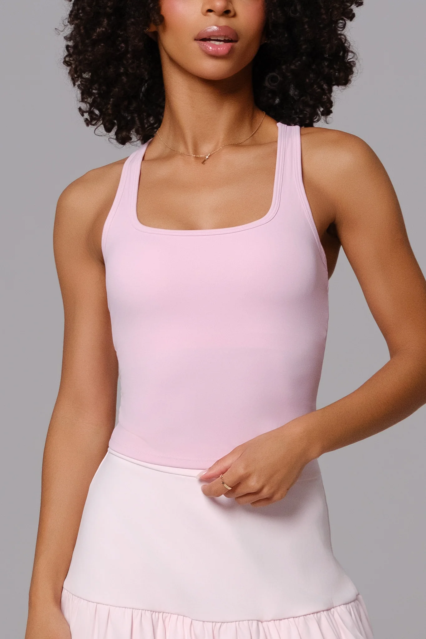 Liana Sleeveless Top - Pink (FINAL SALE) - Image 6