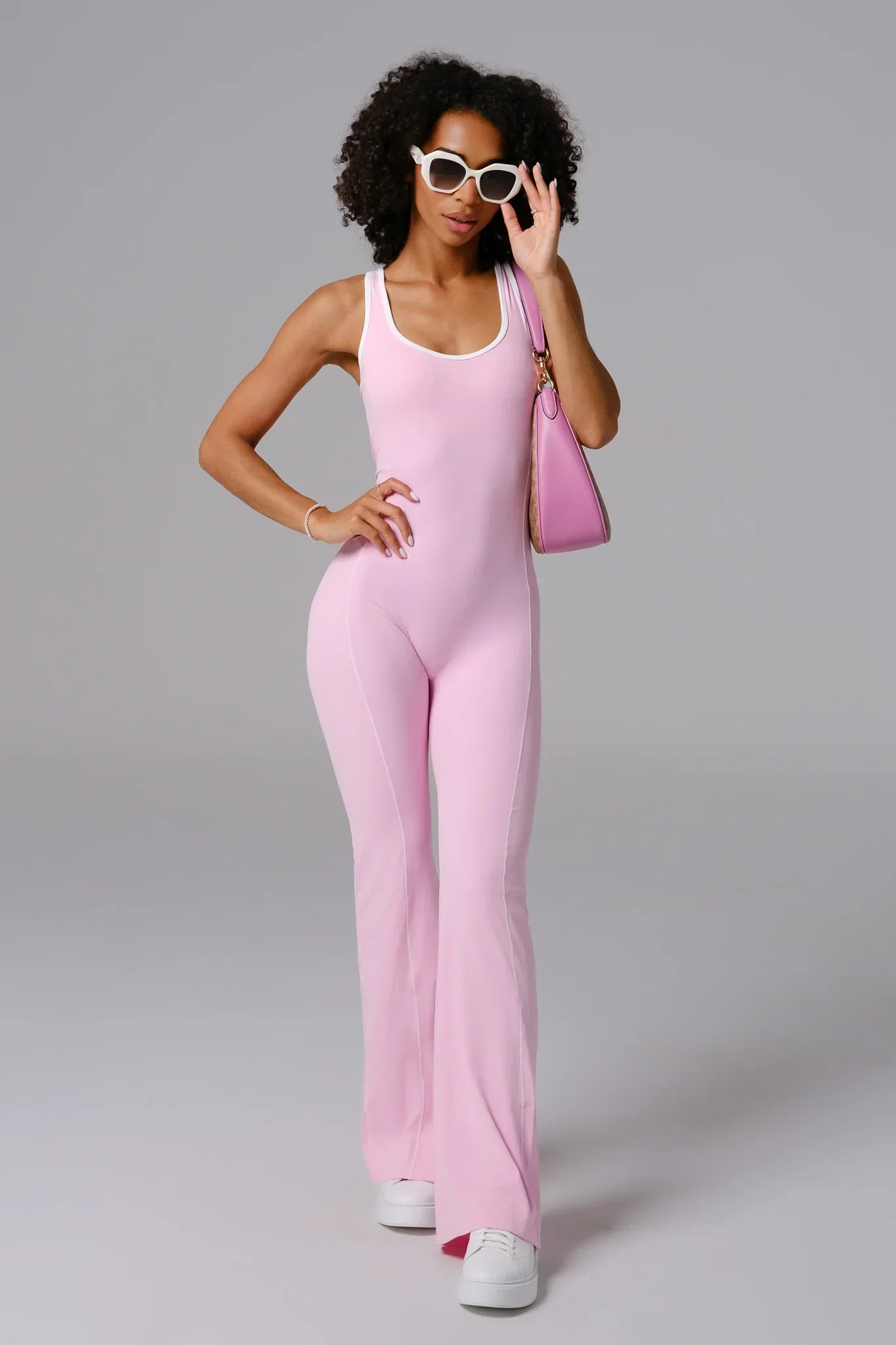 Maddie Jumpsuit - Pink - Image 5