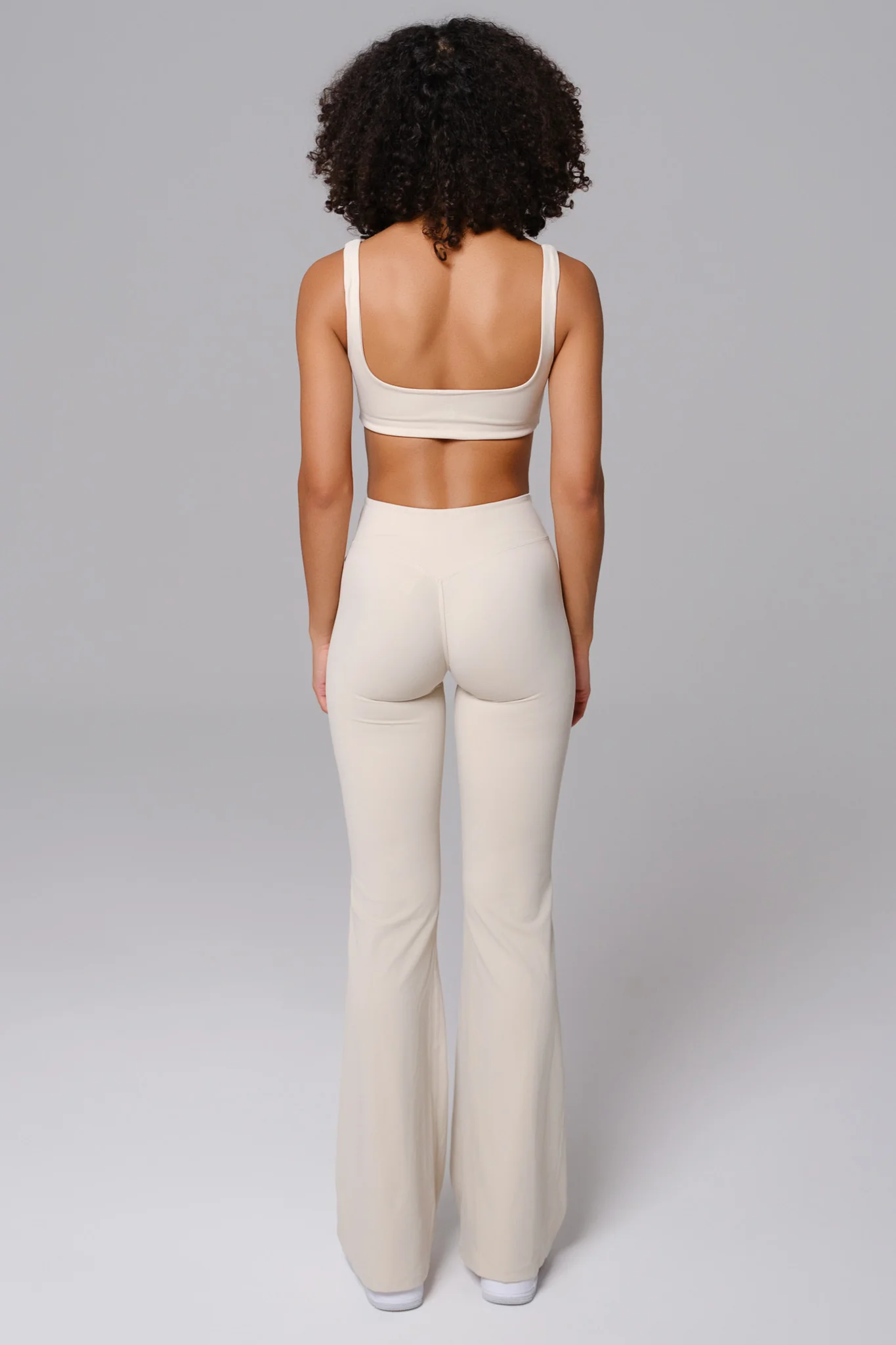 Maeve Flare Leggings - Ivory (FINAL SALE) - Image 4