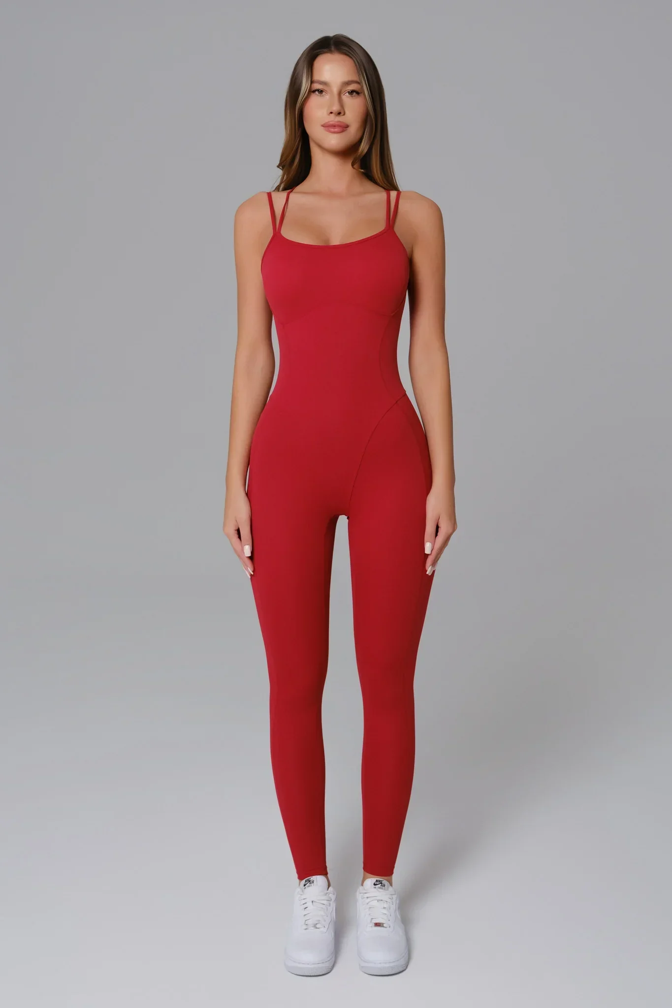 Marcella Jumpsuit - Ember Red - Image 4
