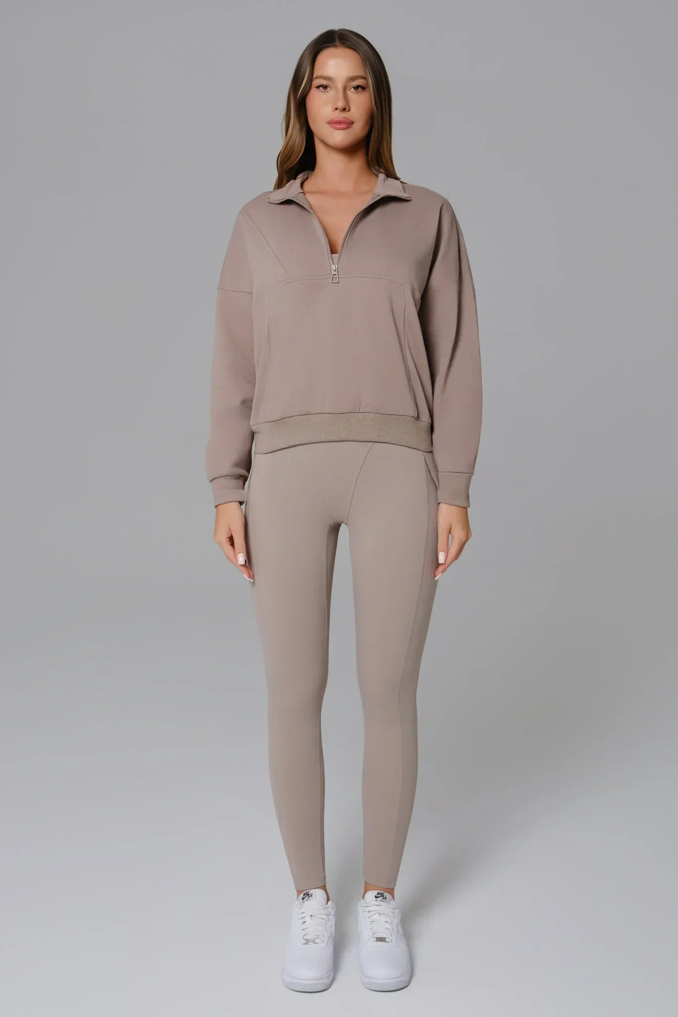 Marcella Jumpsuit - Greige - Image 5