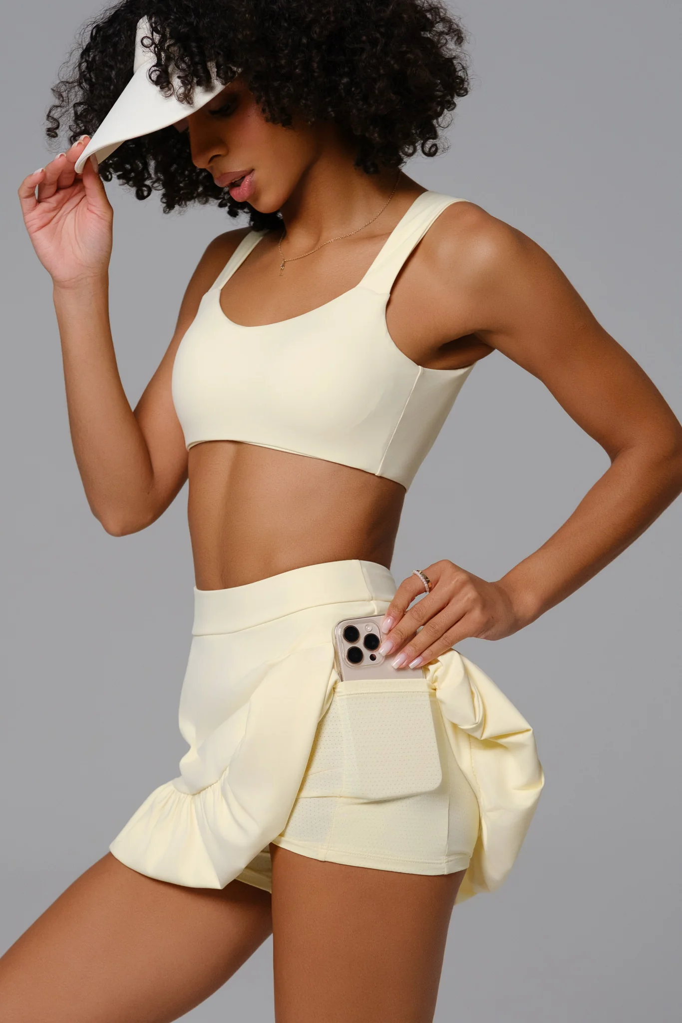 Maxine Mini Skirt - Vanilla (FINAL SALE) - Image 7