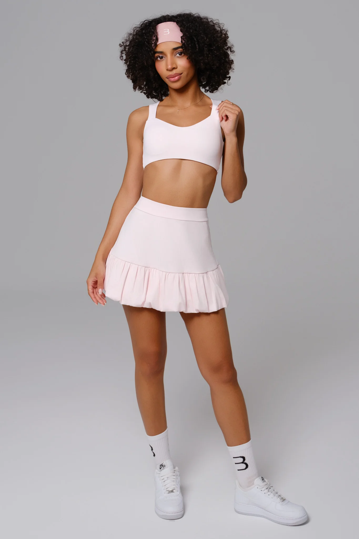 Maxine Sports Bra - Petal Pink (FINAL SALE) - Image 3