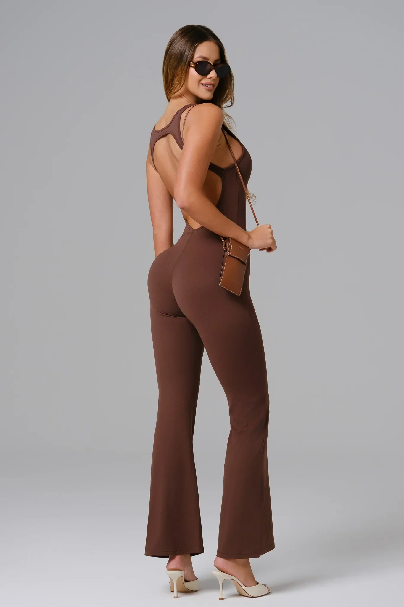 Maya Jumpsuit - Ash Brown - Image 4