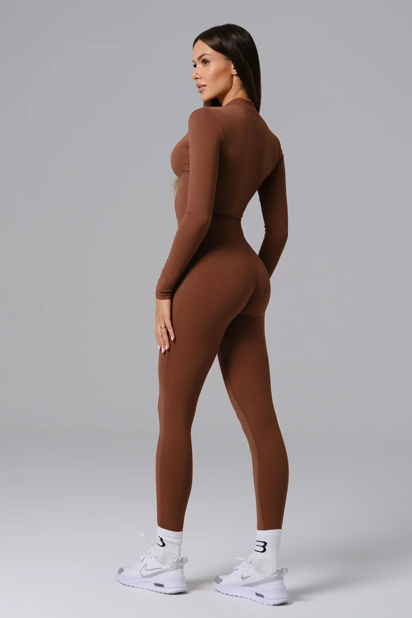 Mia Jumpsuit - Cocoa - Image 4