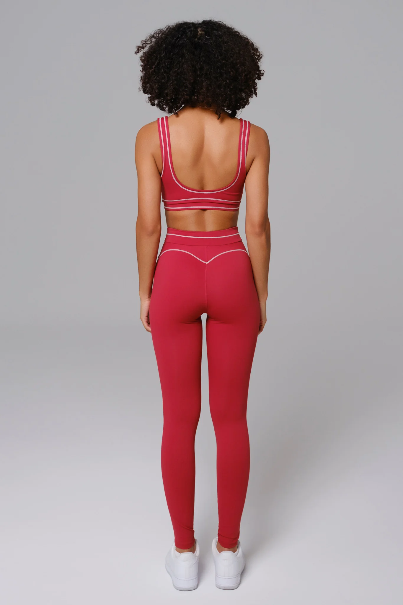 Nadine Leggings - Cherry Red - Image 4