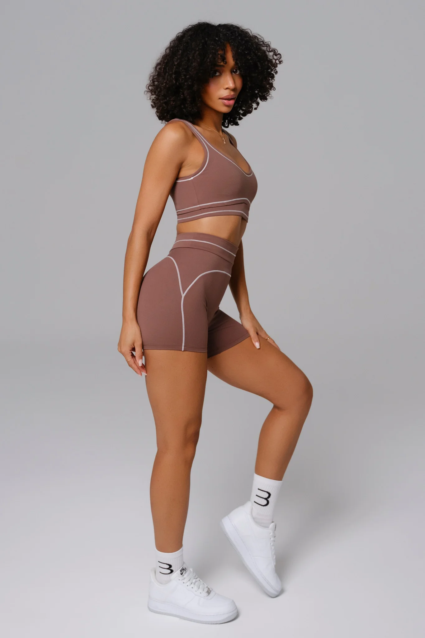Nadine Shorts - Soft Chestnut - Image 5