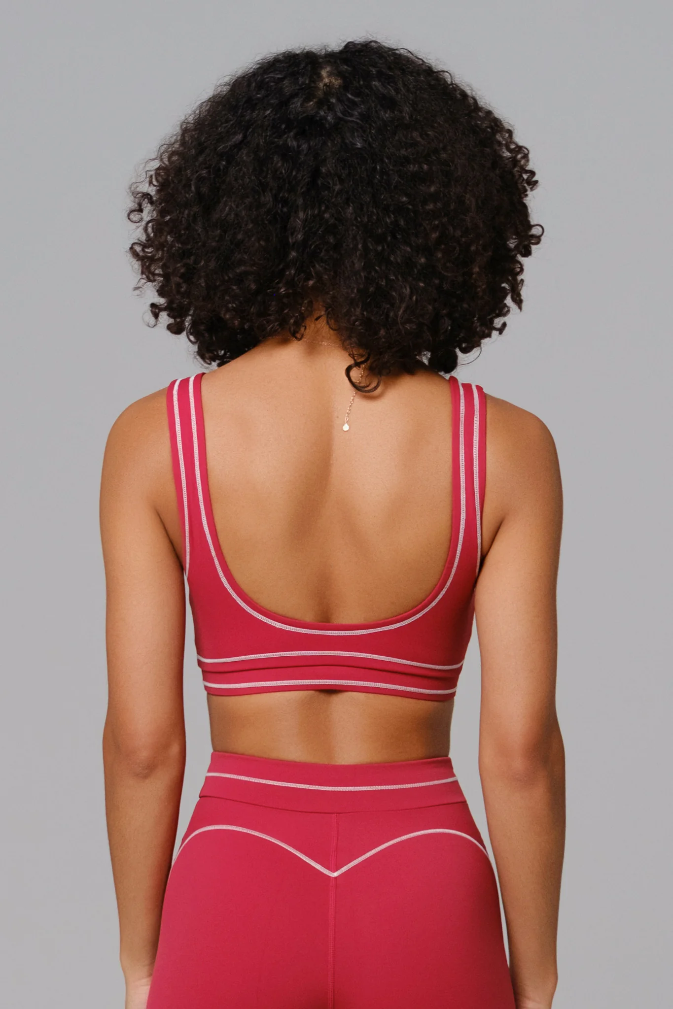 Nadine Sports Bra - Cherry Red - Image 2