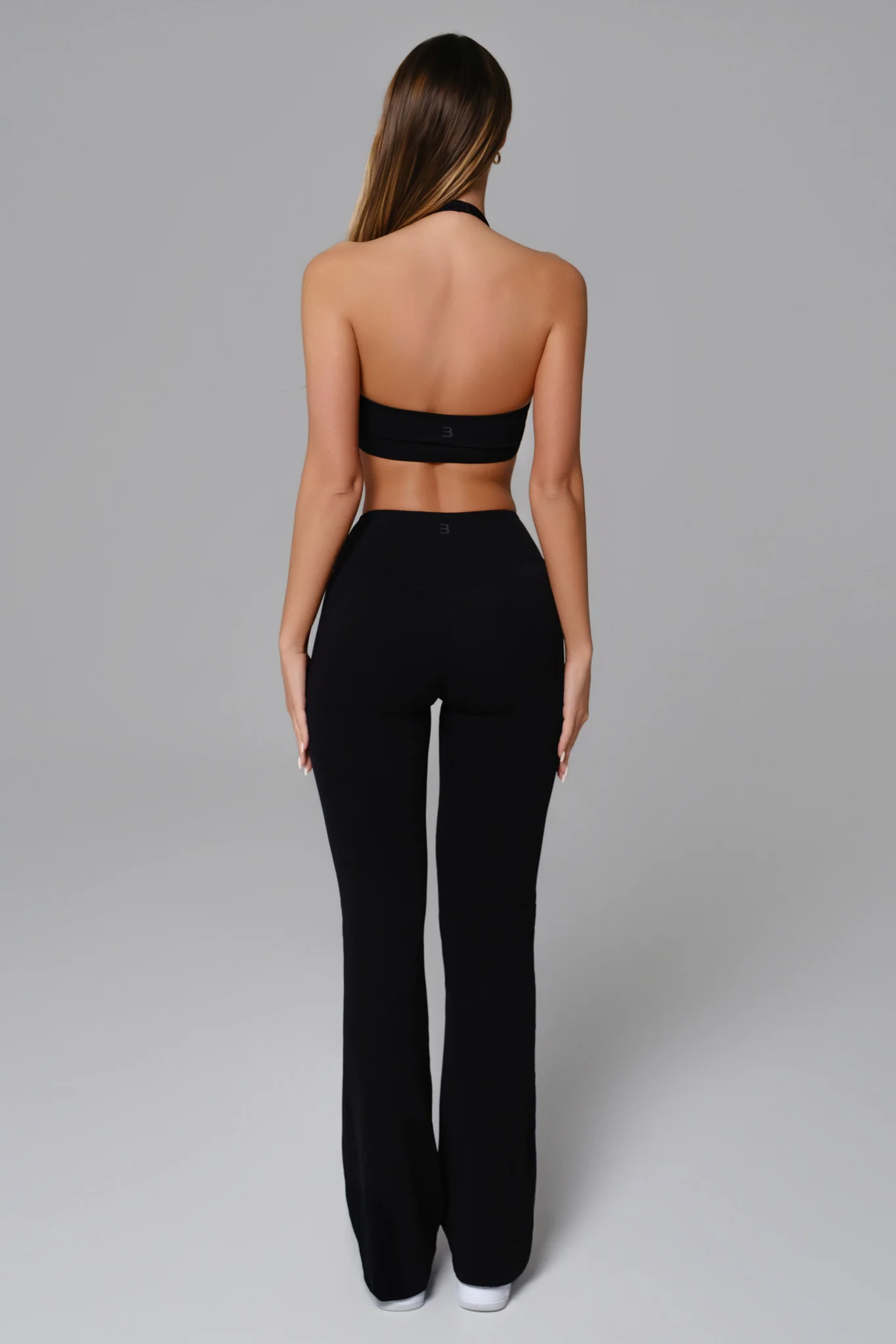 Nicole Halter Sports Bra - Black - Image 4