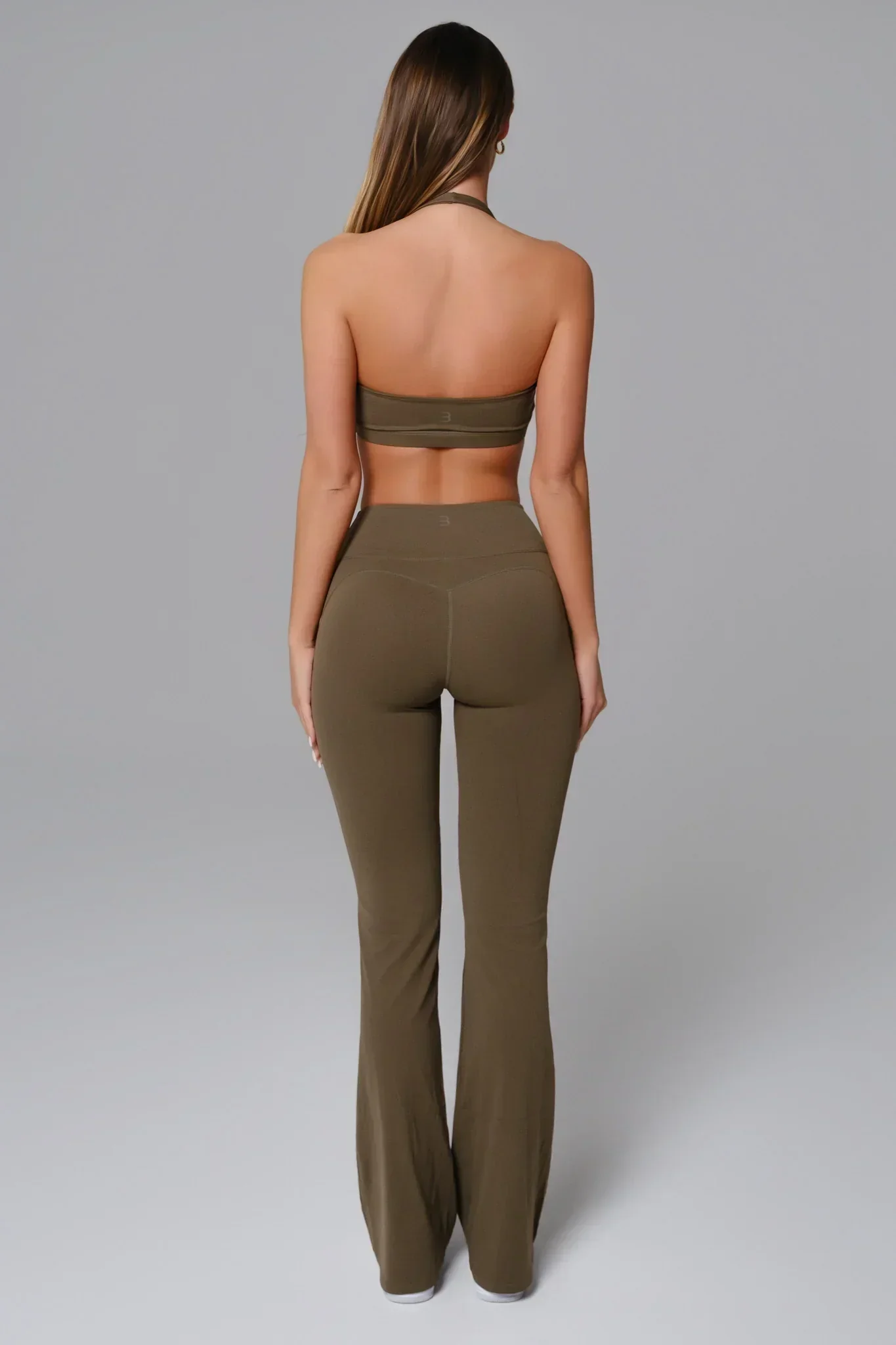 Nicole Halter Sports Bra - Sagewood (FINAL SALE) - Image 4