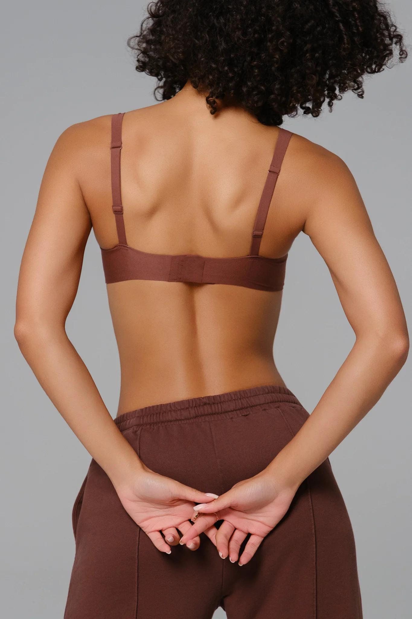 Seamless Scoop Bra - Cocoa - Image 4