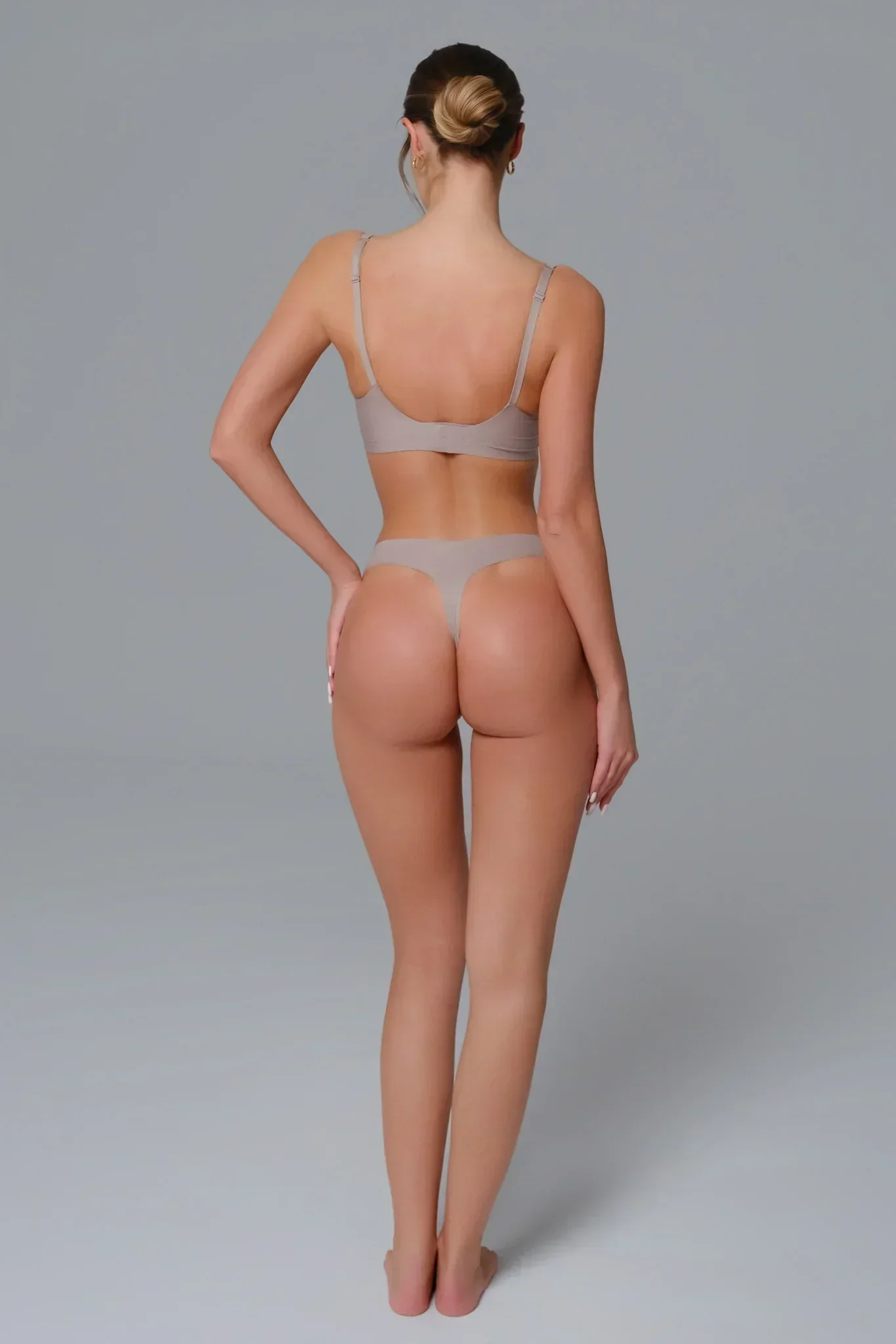 Seamless Thong - Taupe - Image 5