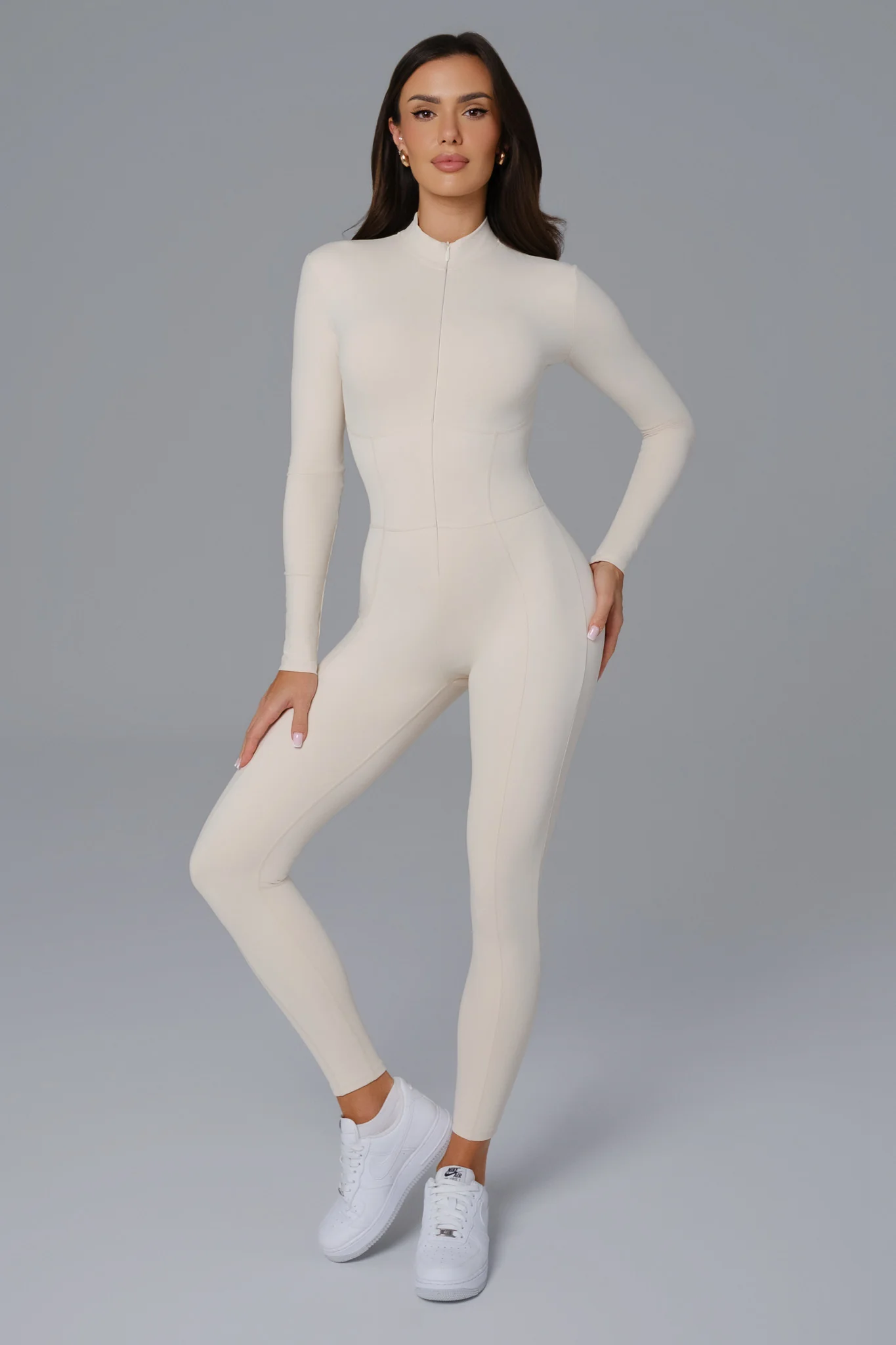 Sienna Winter Jumpsuit - Almond - Image 3