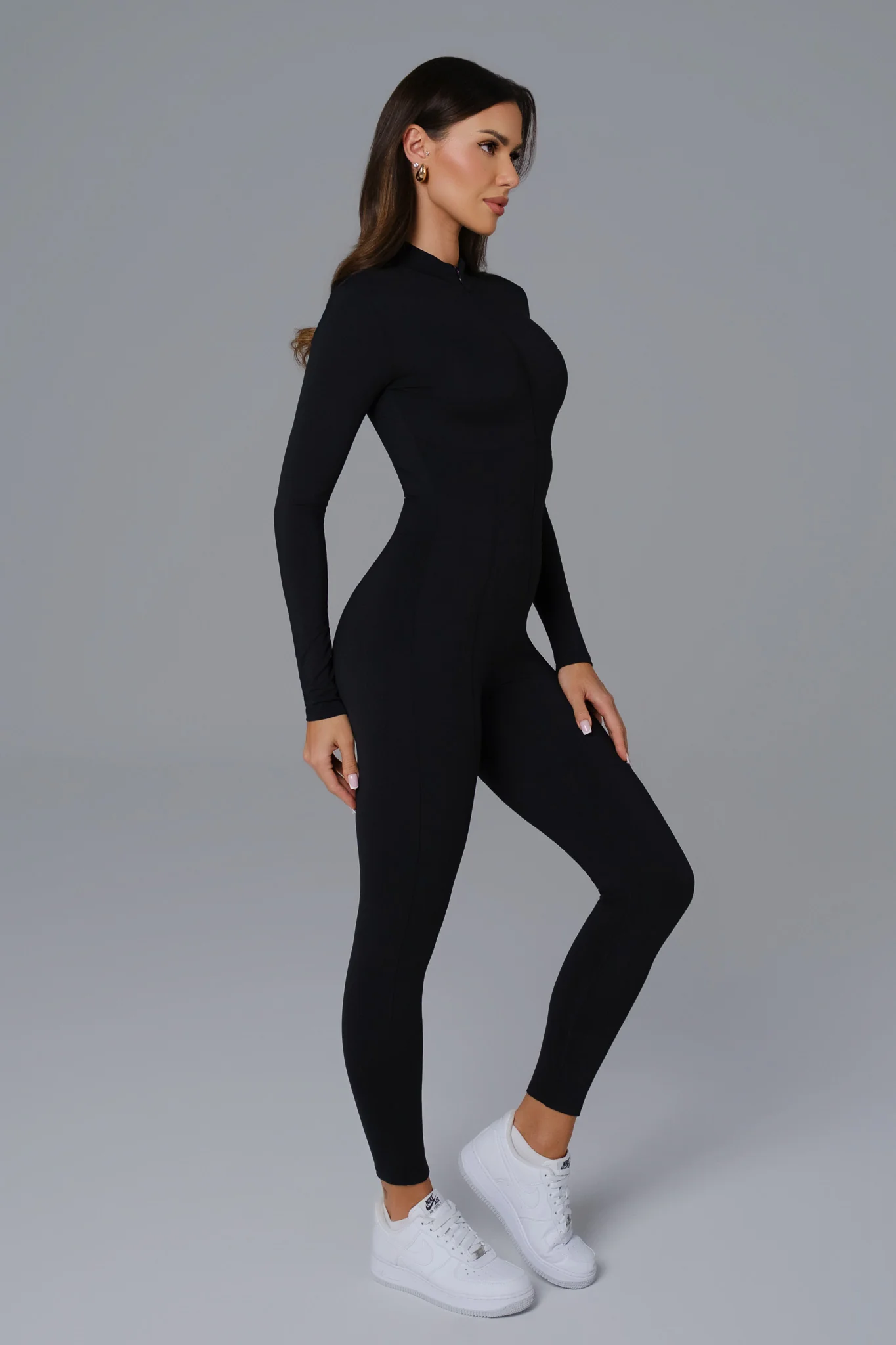 Sienna Winter Jumpsuit - Black (FINAL SALE) - Image 4