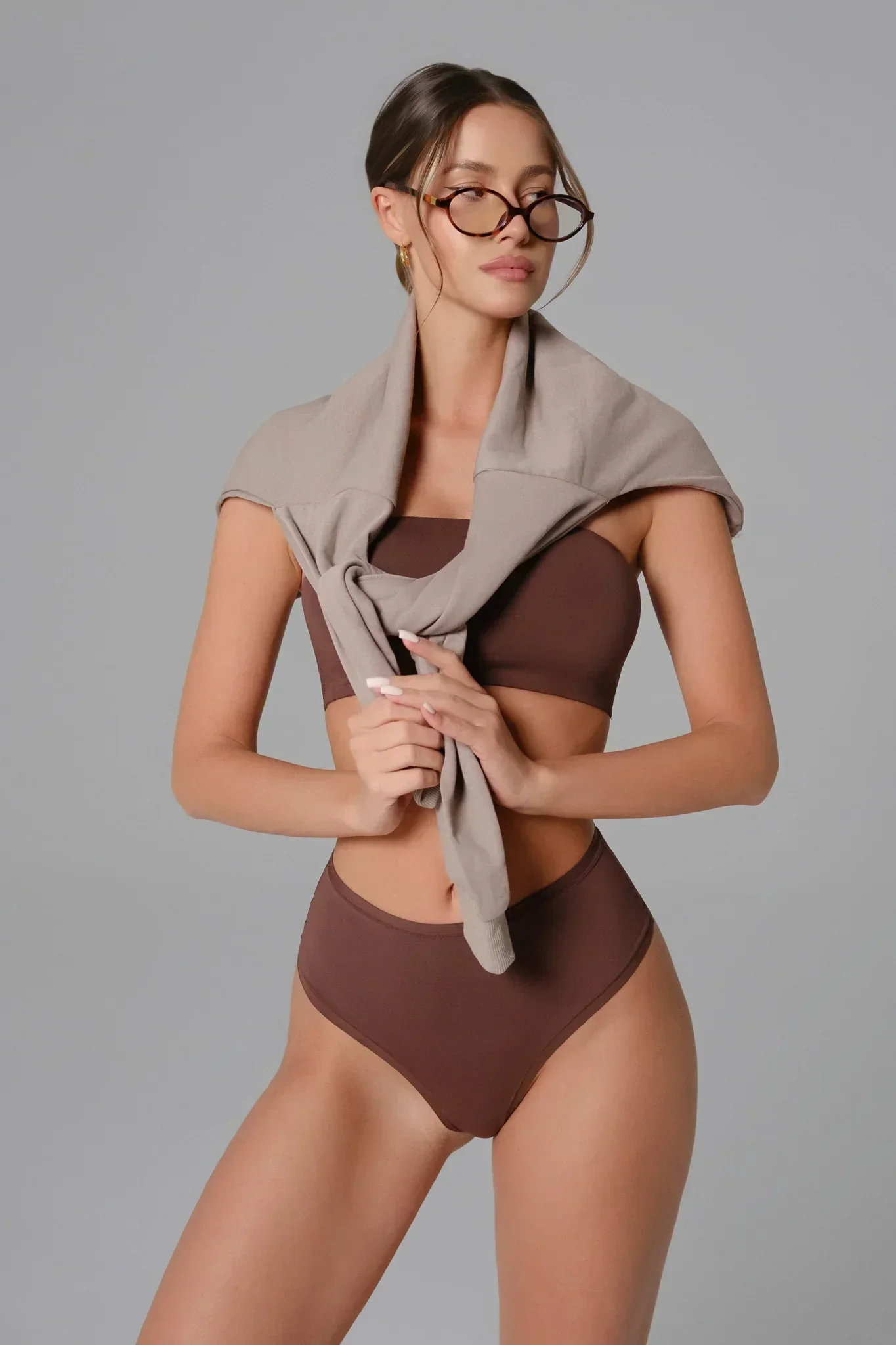 Smooth Bandeau - Mocha - Image 6