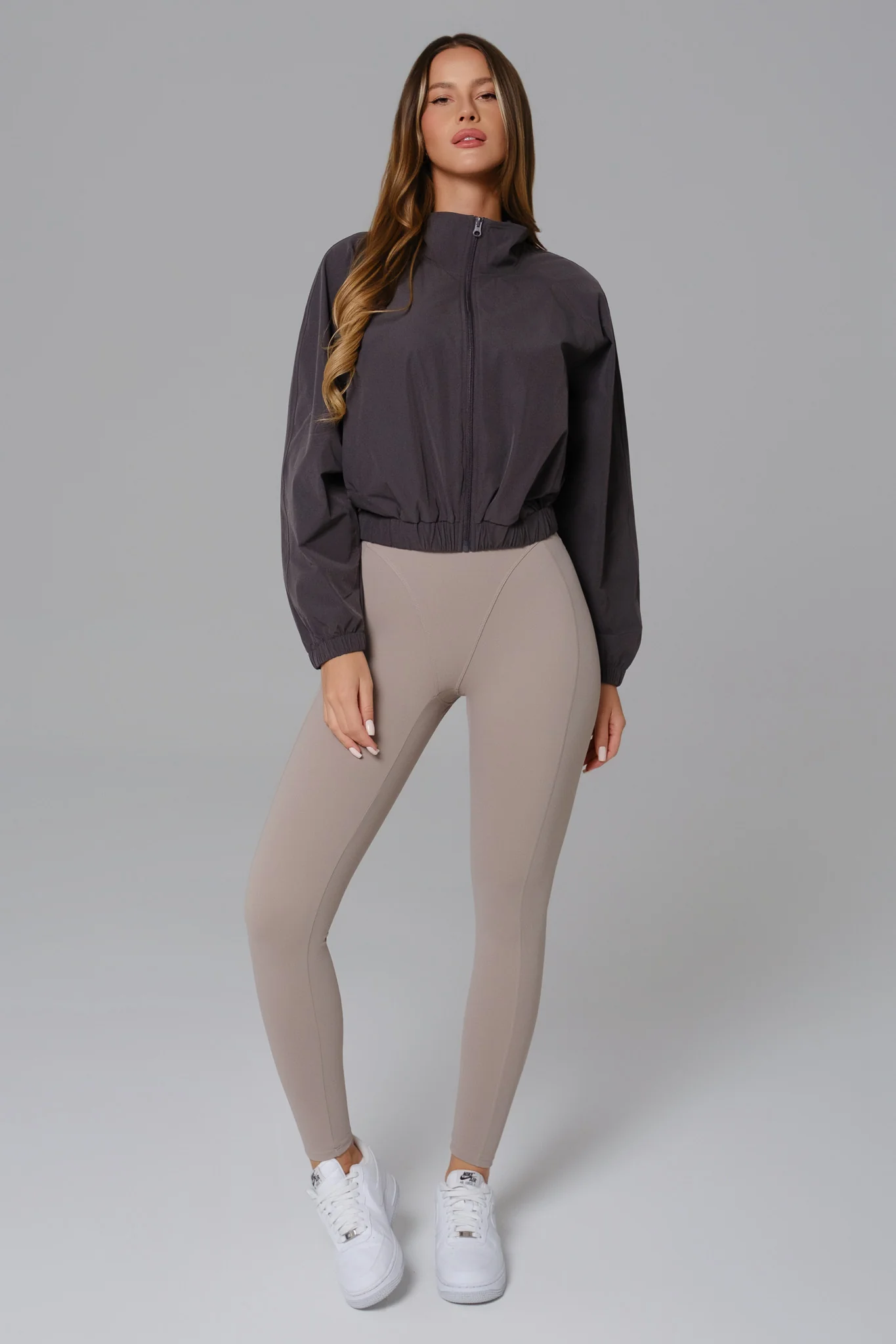 Solana Windbreaker Jacket - Obsidian Gray (FINAL SALE) - Image 5