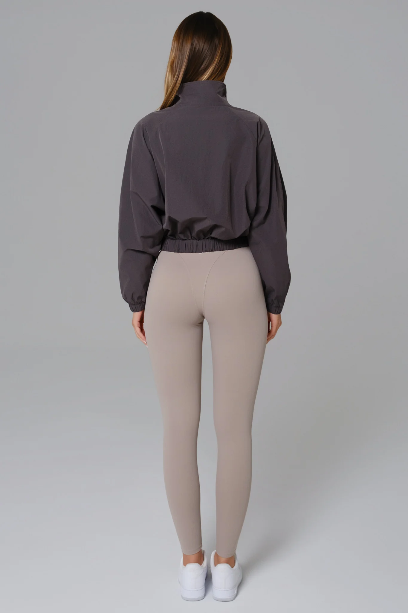 Solana Windbreaker Jacket - Obsidian Gray (FINAL SALE) - Image 6