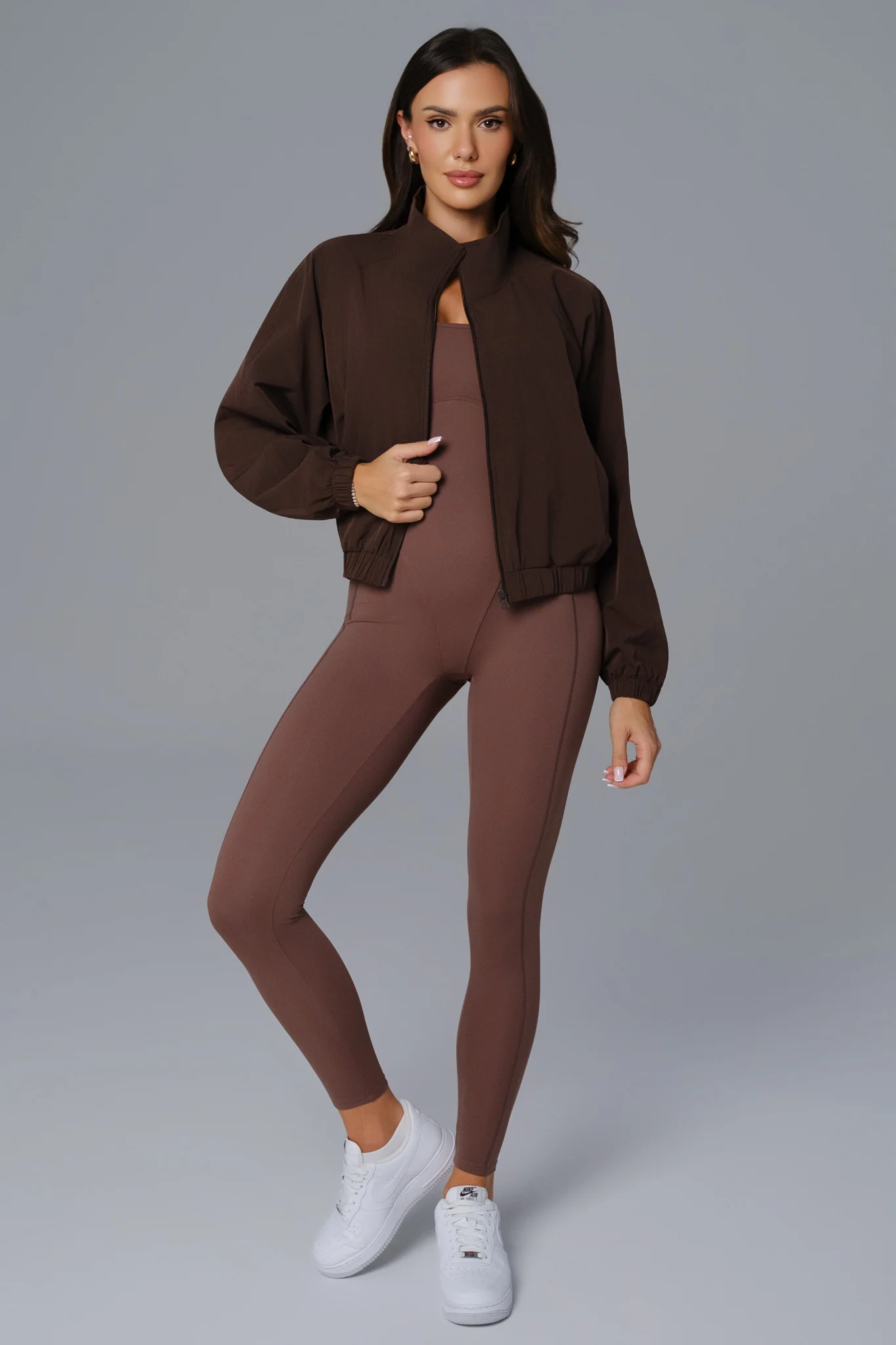Solana Windbreaker Jacket - Russet Brown (FINAL SALE) - Image 4