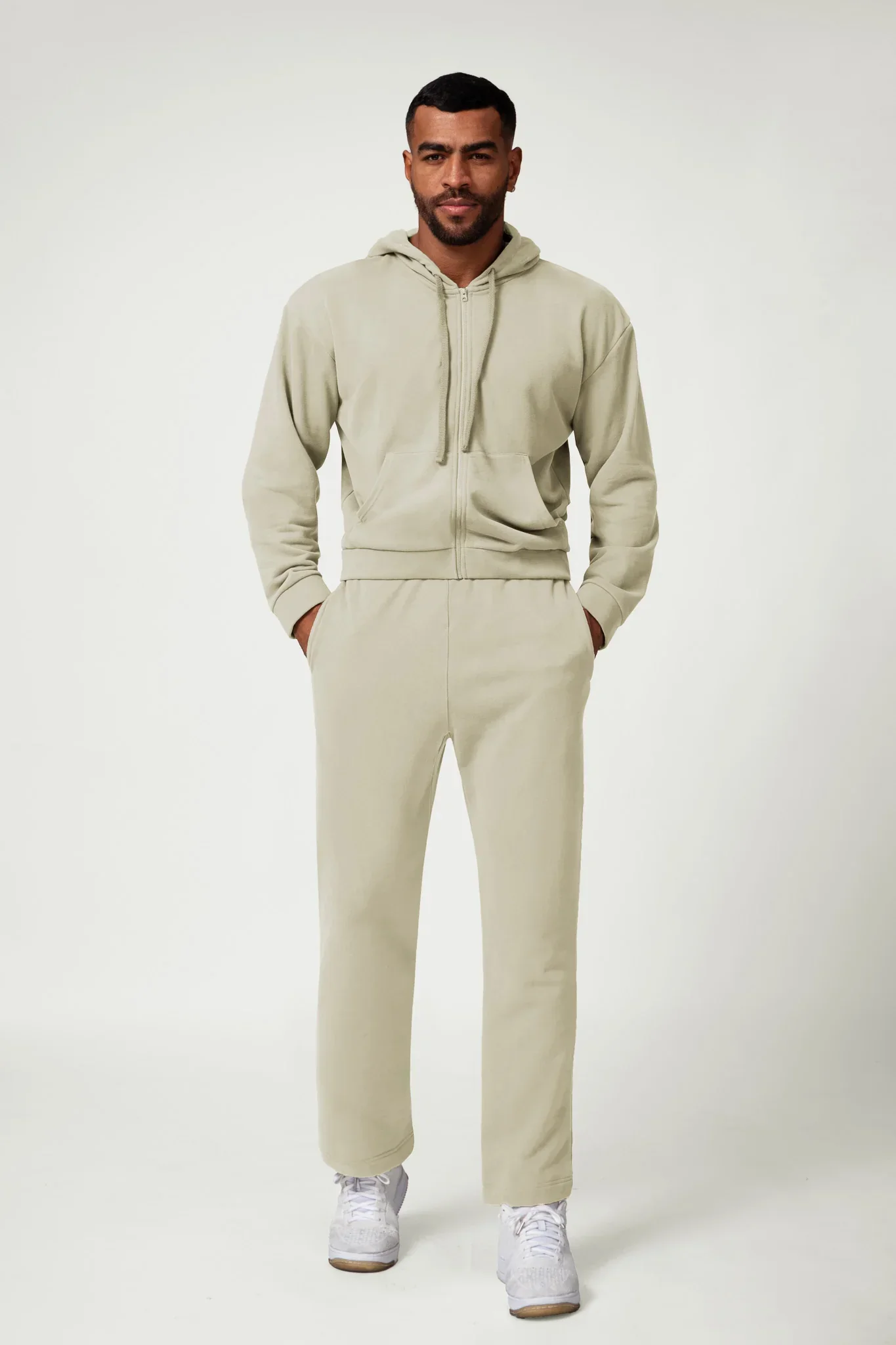 SportFlex Sweatshirt - Cream (FINAL SALE) - Image 5
