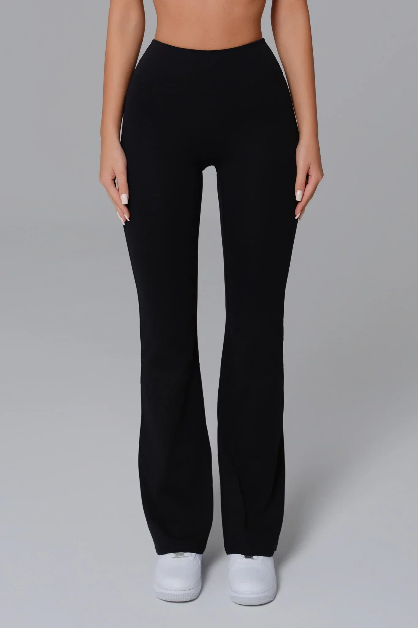 Stacey Flare Leggings - Black - Image 2