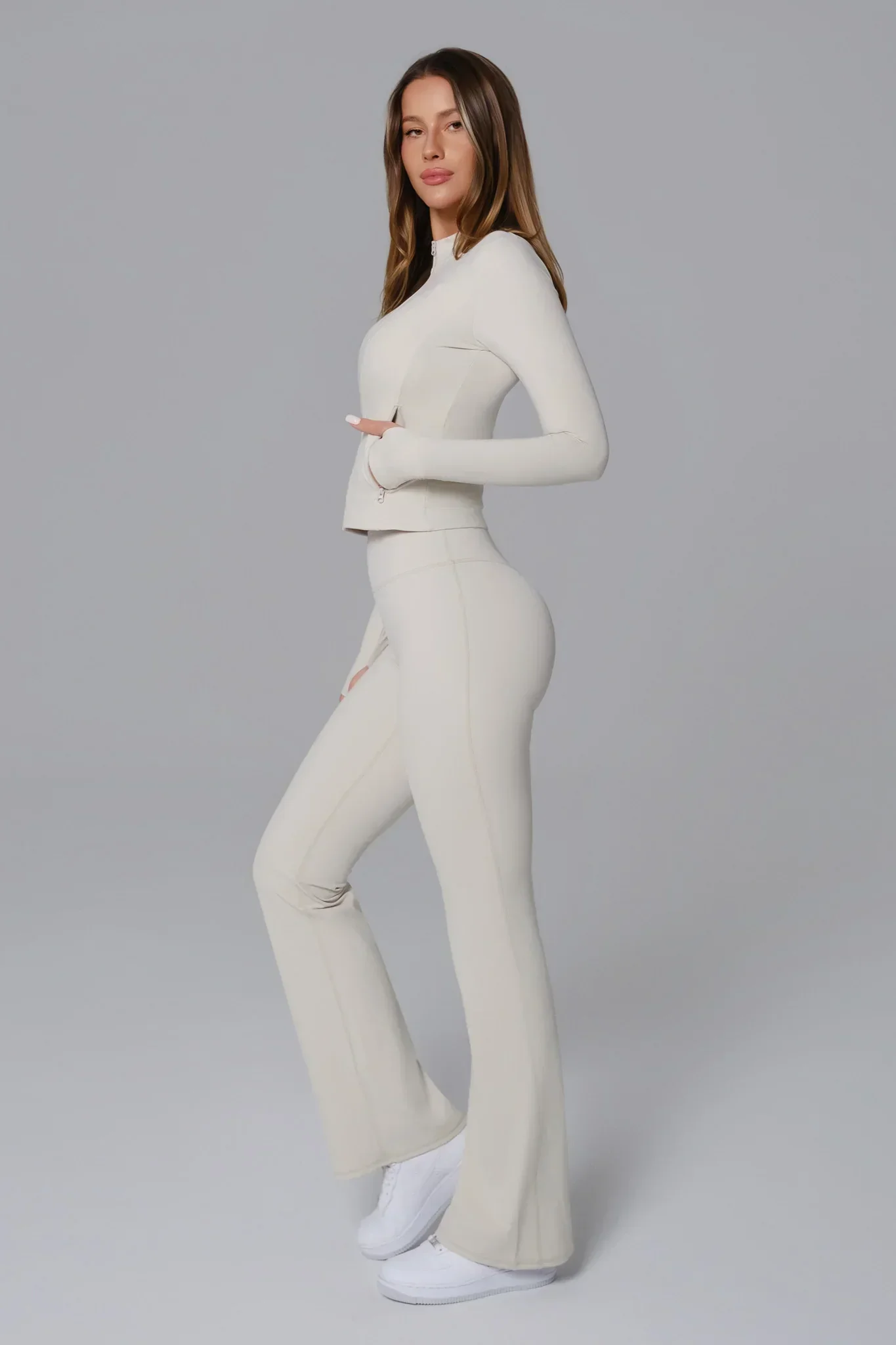 Stacey Jacket - Ivory Clay - Image 4