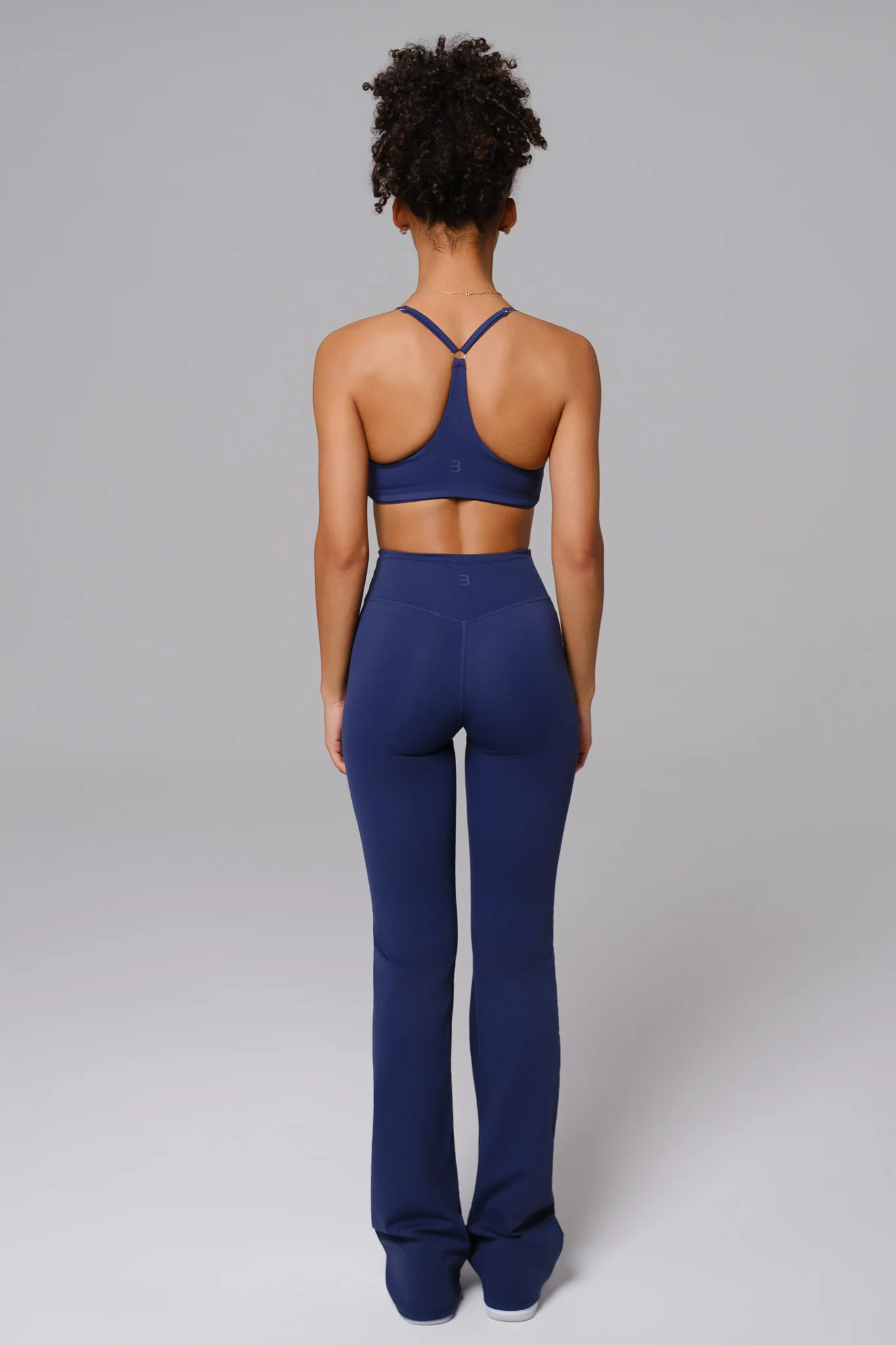 Stacey Flare Leggings - Navy (FINAL SALE) - Image 4