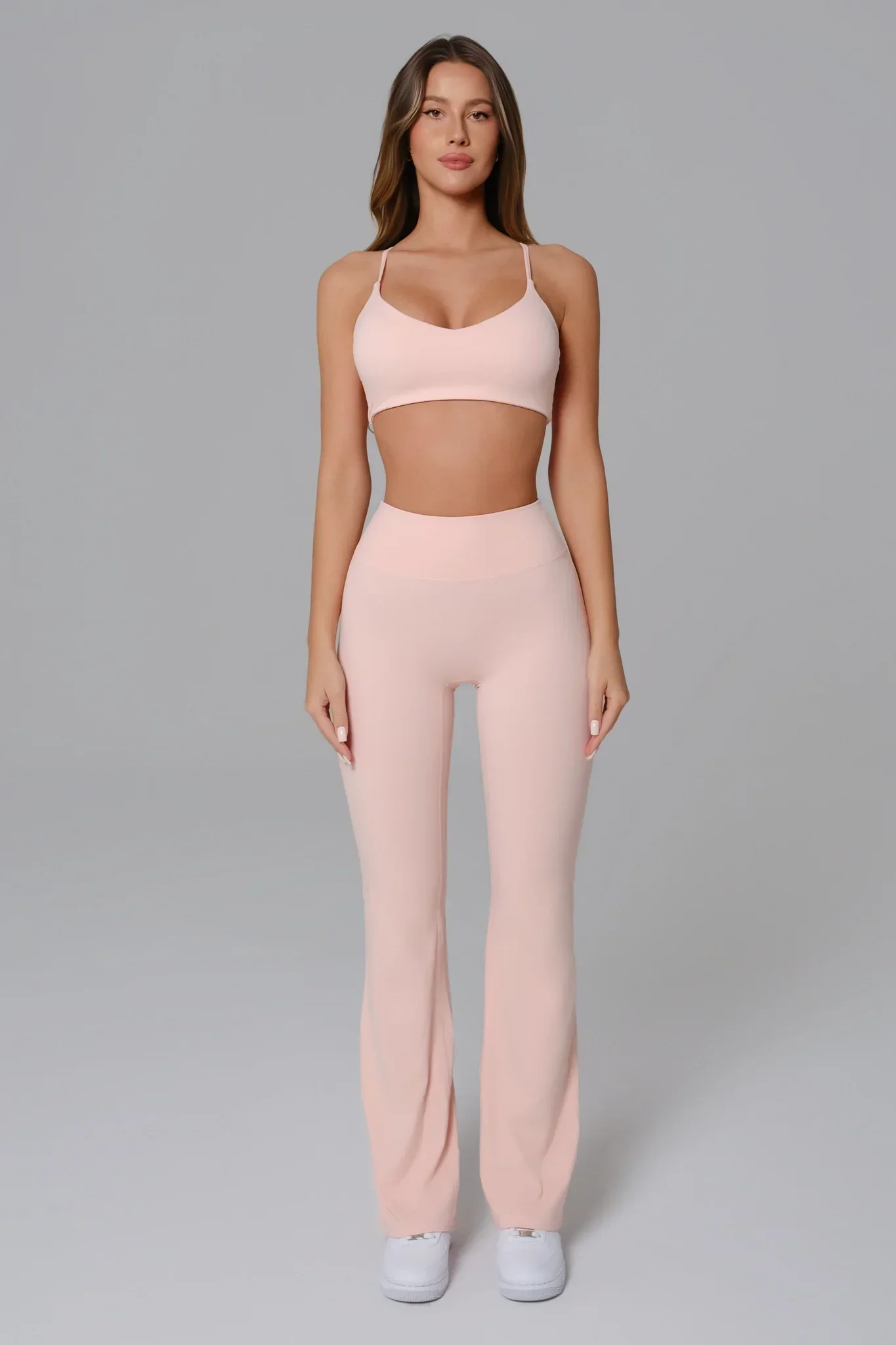 Stacey Sports Bra - Peach - Image 7