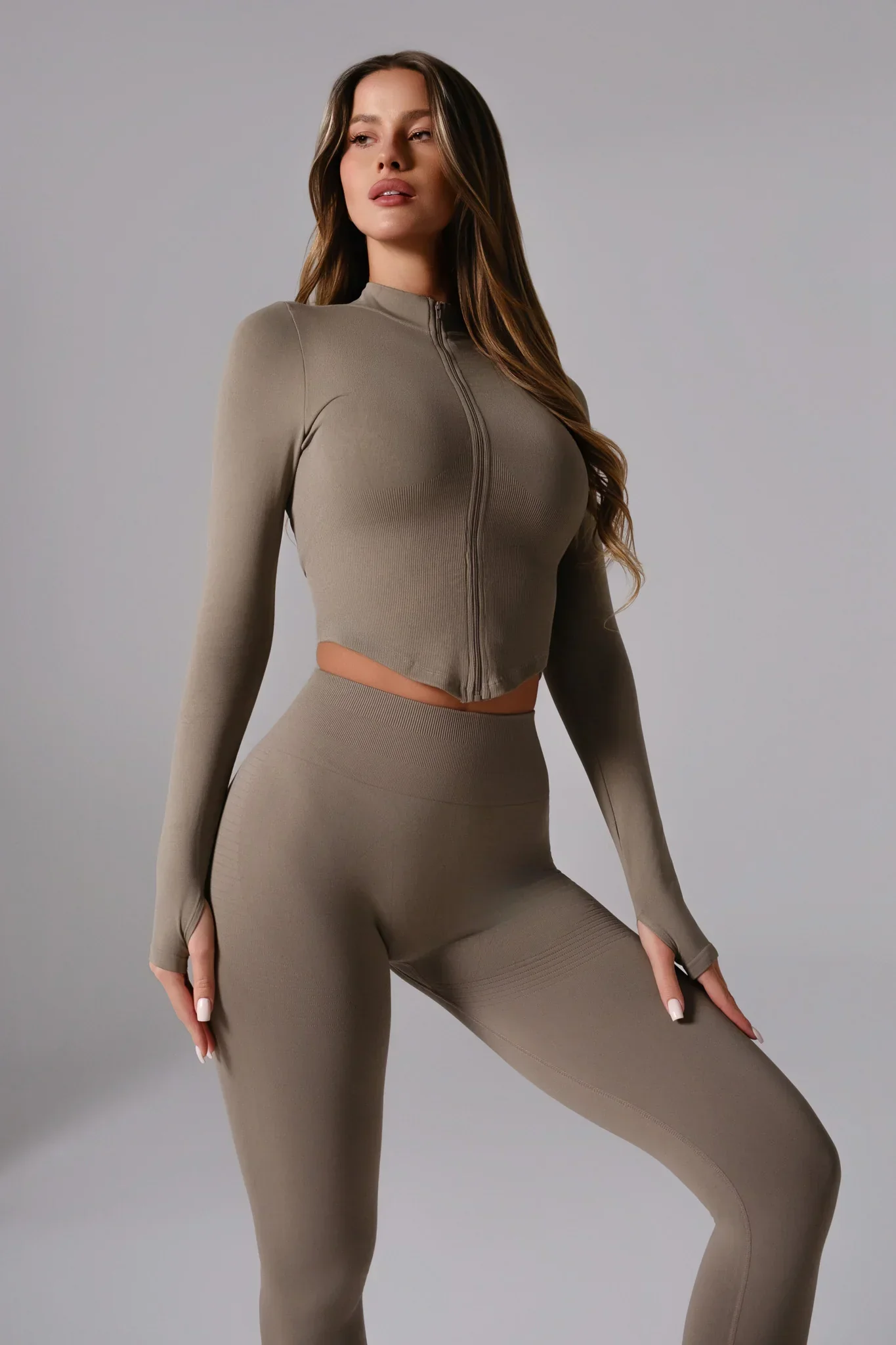 Stella Leggings - Grullo Brown - Image 3
