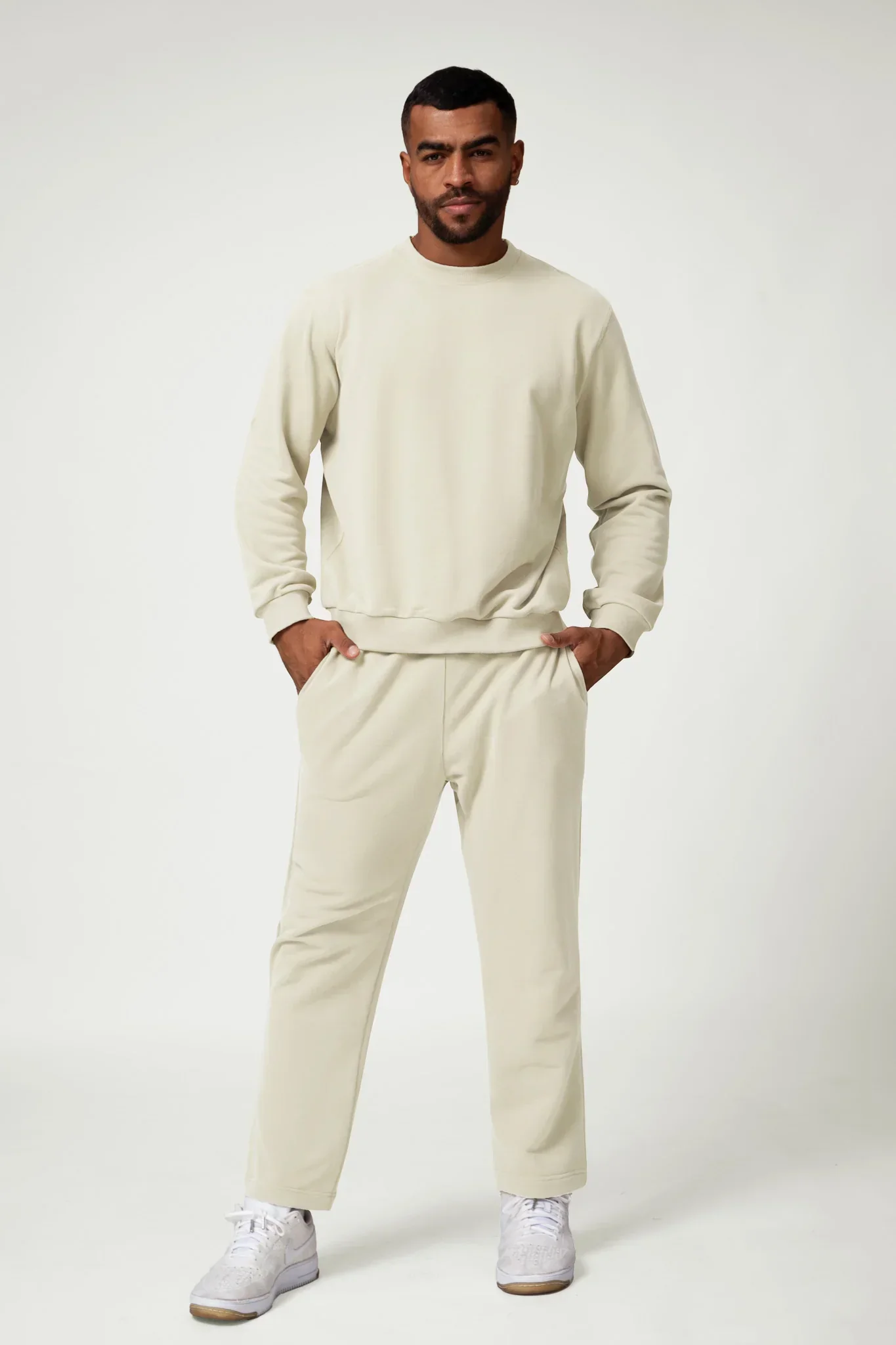 TurboFit Sweatshirt - Cream (FINAL SALE) - Image 4